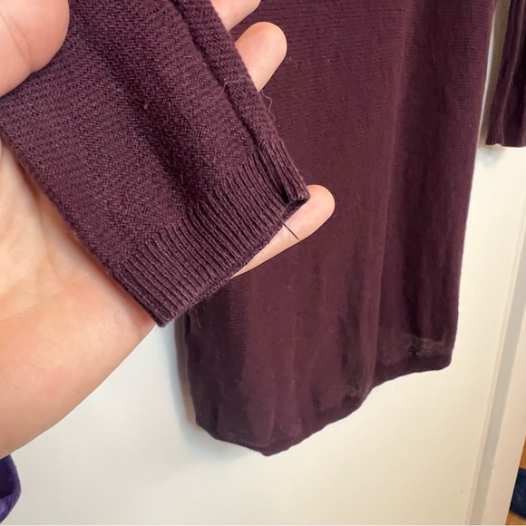 Babaton Bailey Silk/Cotton/Cashmere Sweater in Burgundy (runs large) - Picture 6 of 7